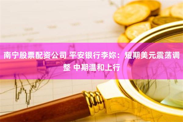 南宁股票配资公司 平安银行李妳：短期美元震荡调整 中期温和上行